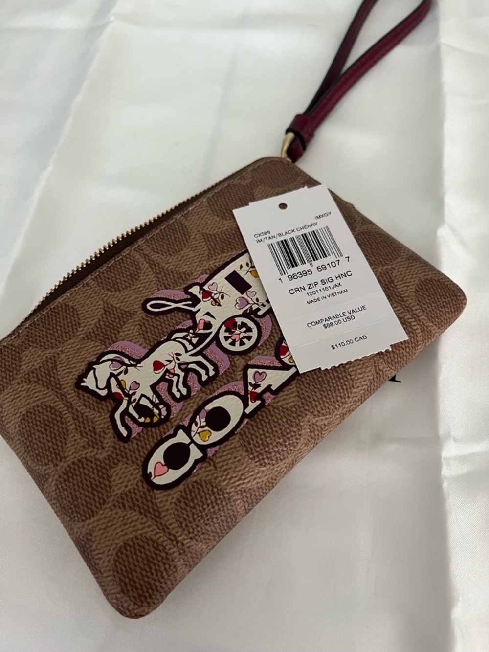 Coach Fiona Zip Tote Bag In Signature Canvas With Horse And Carriage Print - Picture 8 of 10